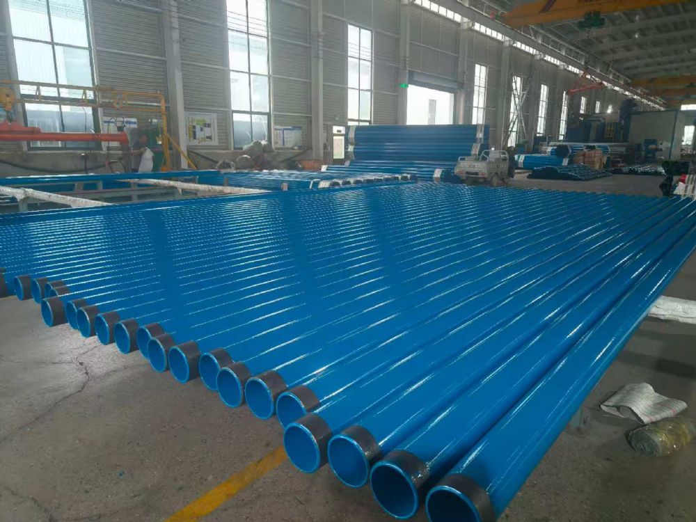 6米定尺外流口涂塑钢管 6米定尺外流口涂塑钢管